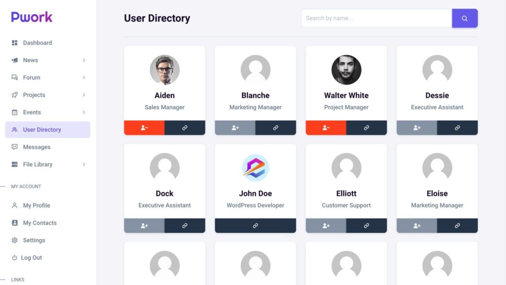 もはや会員専用システム「Pwork」